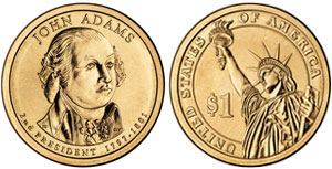 John Adams Presidential Dollar