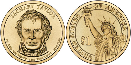 zachary taylor dollar