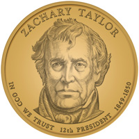 2009 Zachary Taylor Presidential Dollar Design