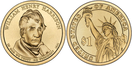 William Henry Harrison Presidential Dollar
