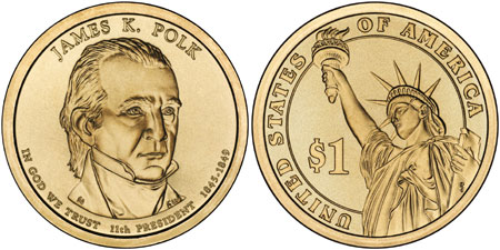 James K. Polk Presidential Dollar