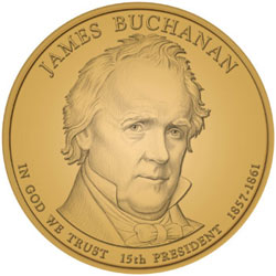 James Buchanan Presidential Dollar Design
