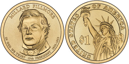 Millard Fillmore Presidential Dollar