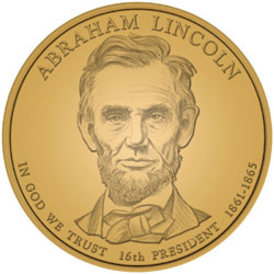 Abraham Lincoln Presidential Dollar Design
