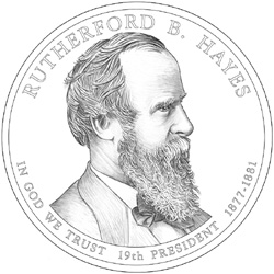 Rutherford B. Hayes Presidential Dollar Design