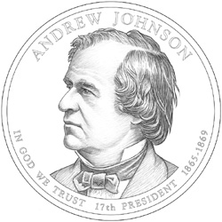 Andrew Johnson Presidential Dollar Design