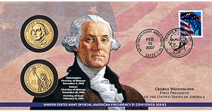 Presidential Dollar First Day Coin Cover