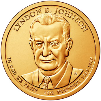 Lyndon B. Johnson Presidential Dollar