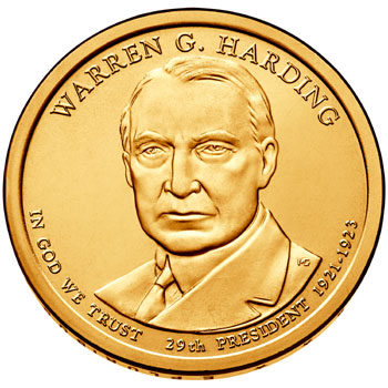 Warren G. Harding Presidential Dollar