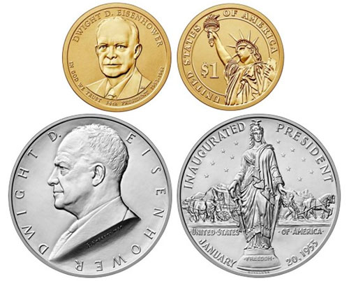Dwight D. Eisenhower Reverse Proof Presidential Dollar