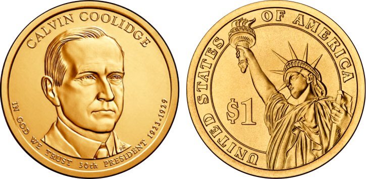 Calvin Coolidge Presidential Dollar