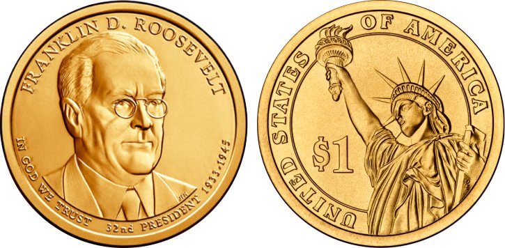 Franklin D. Roosevelt Presidential Dollar