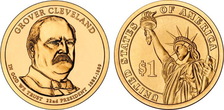 Grover Cleveland 1st Term Presidential Dollar