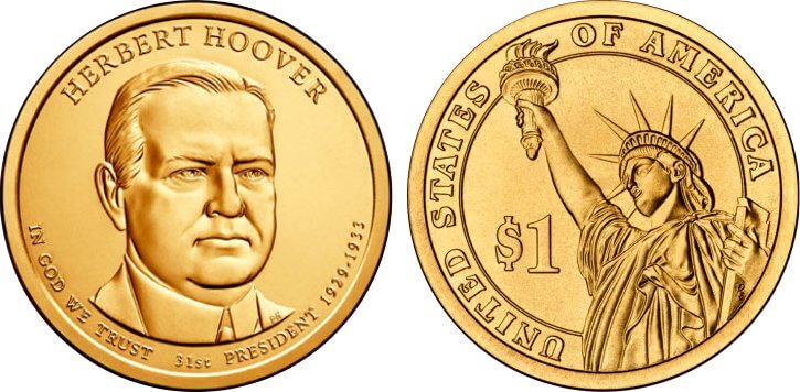 Herbert Hoover Presidential Dollar