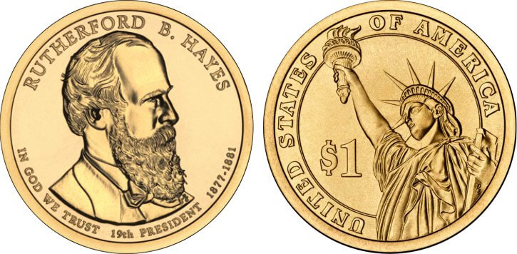 Rutherford B. Hayes Presidential Dollar
