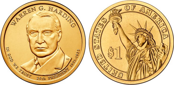 Warren G. Harding Presidential Dollar