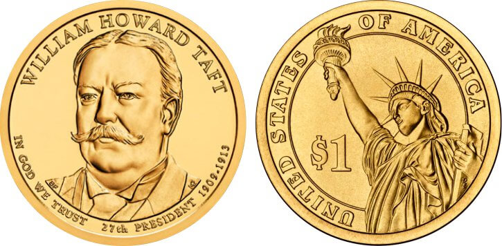 William Howard Taft Presidential Dollar